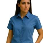 Mac One - Blue Short Sleeve Shirt