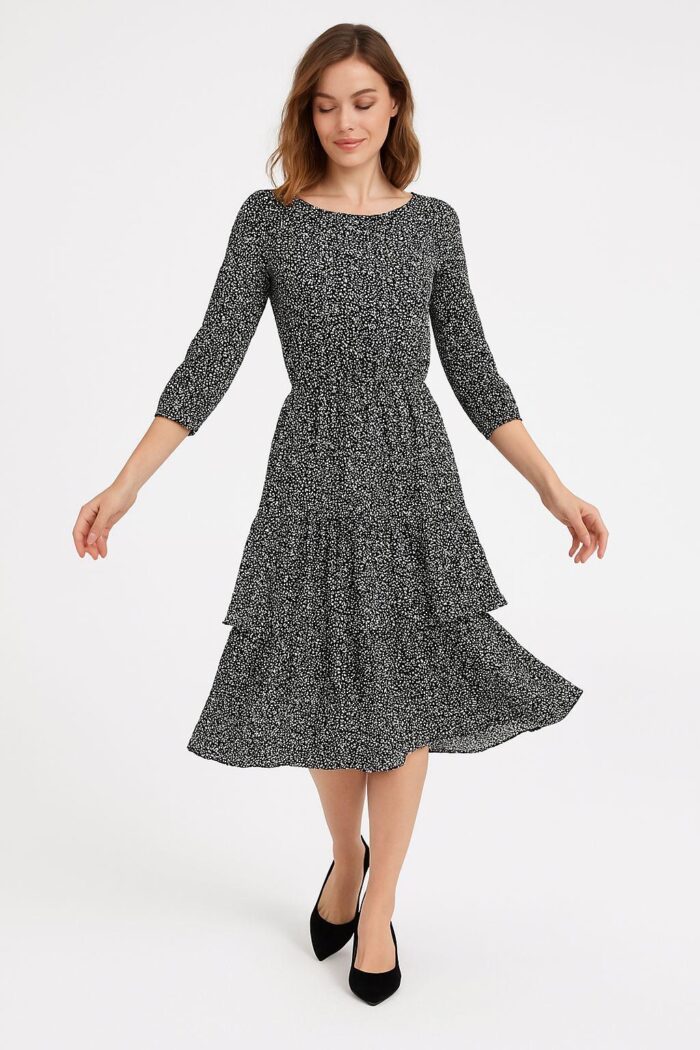 Sinsay tiered midi dress - Image 1